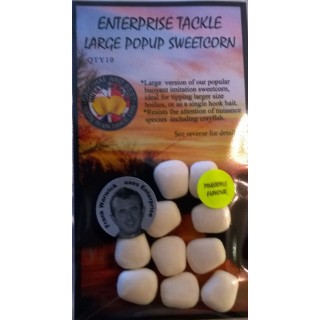 Enterprise Tackle Large Popup Corn White Flav (Pineapple)