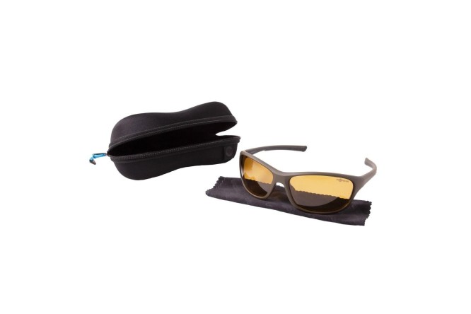 Korda Sunglasses Wraps Matt Black Frame/Brown Lens MK2   