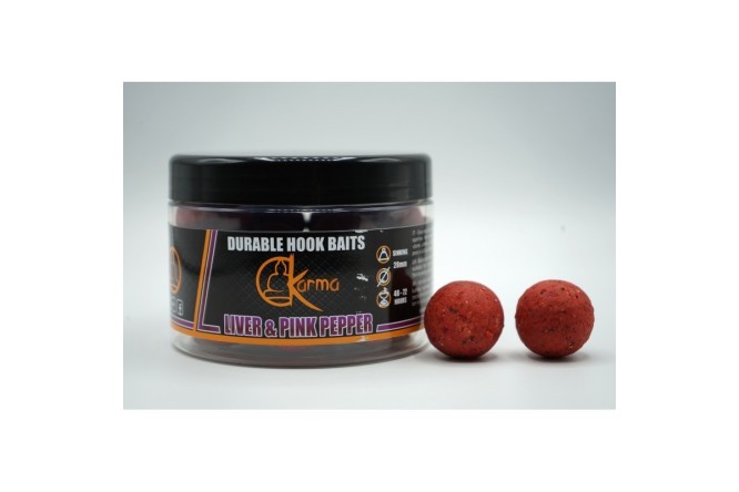 Karma Hookbaits Durable Affondante Liver & PinkPepper