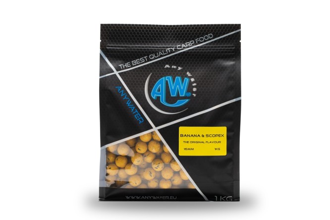 Any Water Boilies Banana Scopex 1 kg