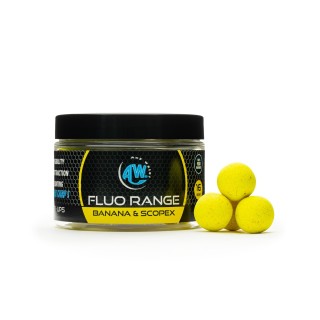 Pop Ups Boilies Fluo Range -Banana Scopex