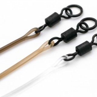 Korda Dark Matter Leader 50cm Ring Swivel Clear 