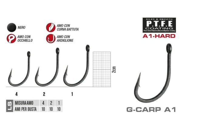 Gamakatsu G Carp A1 PTFE Super Hook 