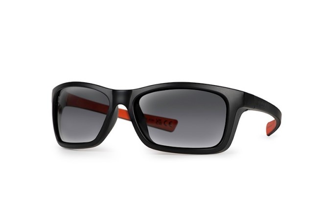 Fox Collection Wraps - Black/Orange - Gray Lense