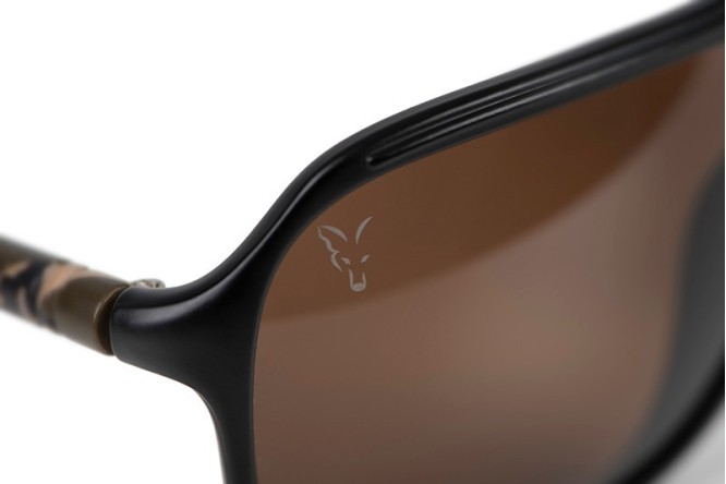 Fox AV8 Black & Camo Brown Lense