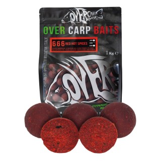 Over Carp Baits Boilie Affondante 666 Red Hot Spices 5Kg