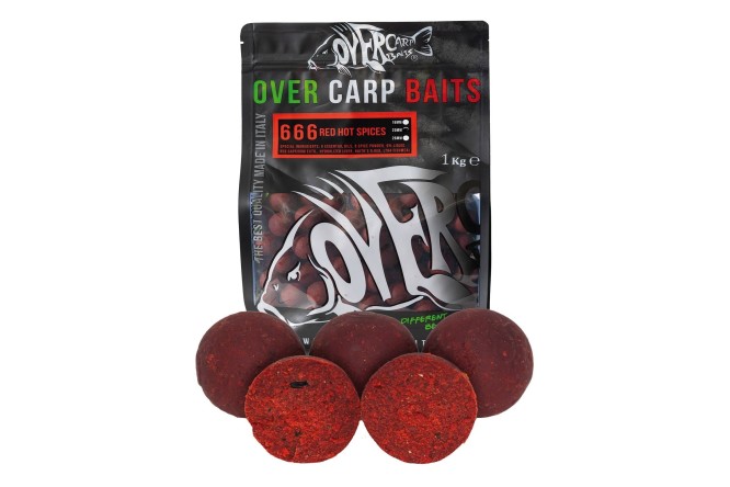 Over Carp Baits Boilie Affondante 666 Red Hot Spices 5Kg