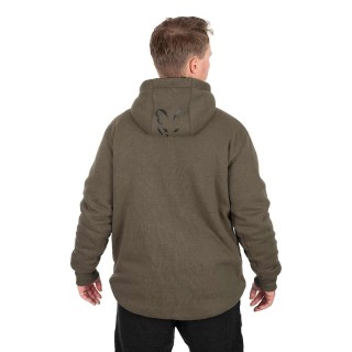 Fox Collection Sherpa Jacket Green & Black  2
