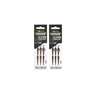 Korda Kable Leadcore Leader Hybrid Lead Clip QC Swivel 50cm 2