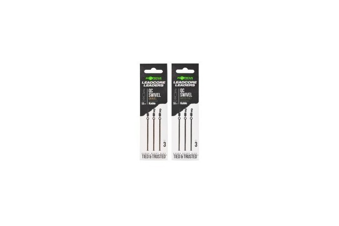 Korda Kable Leadcore Leader QC Swivel 50cm