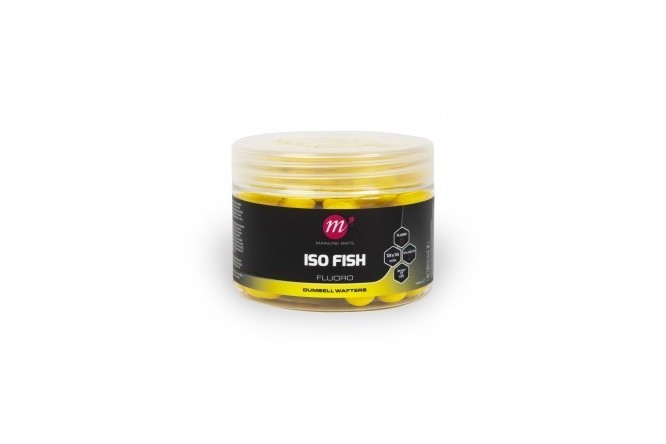 Mainline - ISO Fish Fluoro Dumbell Wafters - 12 x 15mm