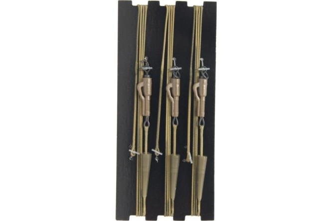 Leadcore Leader With Hybrid Lead Clip 3 pieces of 1 m