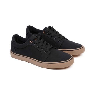 Fox Black Canvas Shoe 2