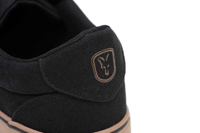Fox Black Canvas Shoe