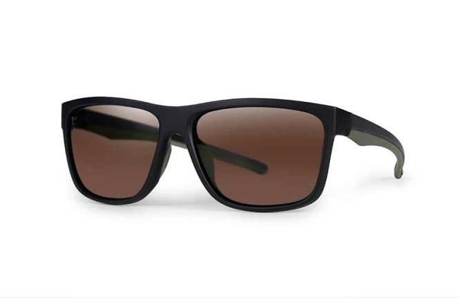 Fox Collection Green Black Shades - Grey Lens