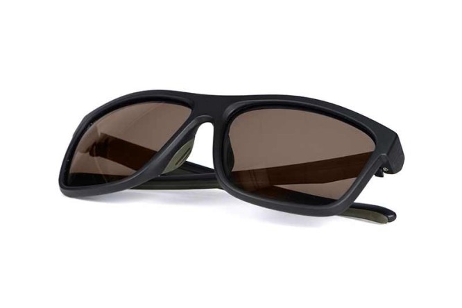 Fox Collection Green Black Shades - Grey Lens