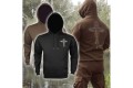 Vass Carp Rising Hoodie Khaki 