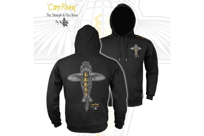 Vass Carp Rising Hoodie Black