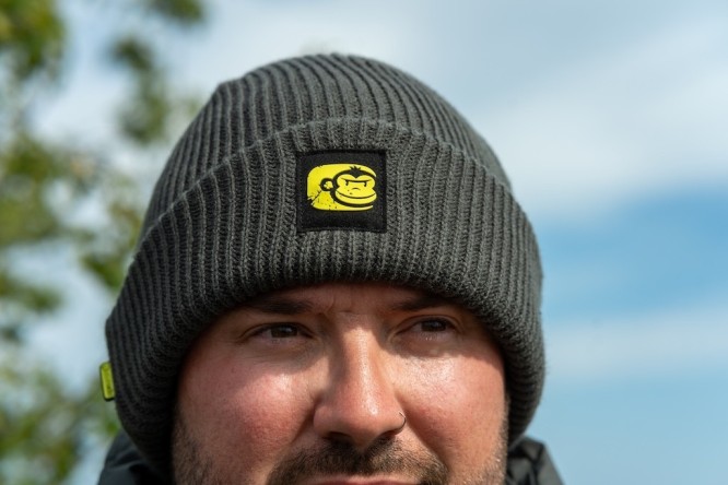 RidgMonkey APEarel Thermapro Fisherman Beanie Hat Green 