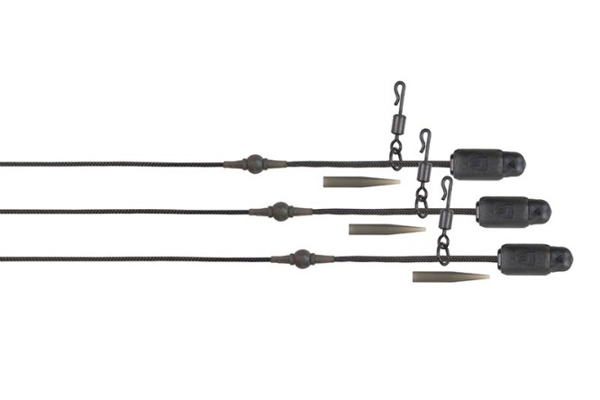 Fox Edges Naturals Heli-Clip Rigs 50lb Leadcore