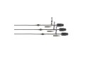 Fox Edges Naturals Heli-Clip Rigs 50lb Leadcore