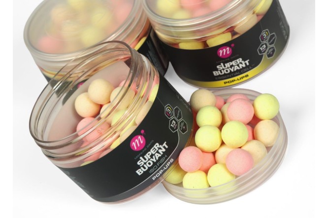Mainline ISO Fish Super Buoyant Pop-Ups - 13mm - Pink,Yellow,White