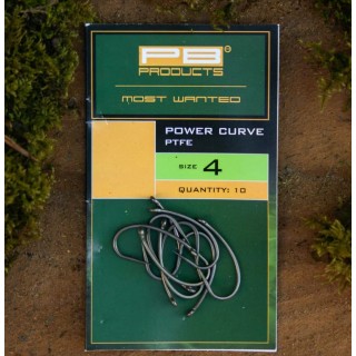 PB Power Curve Hook PTFE (10pcs)