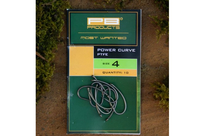 PB Power Curve Hook PTFE (10pcs)