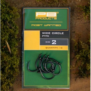 PB Wide Circle Hook PTFE (10pcs)