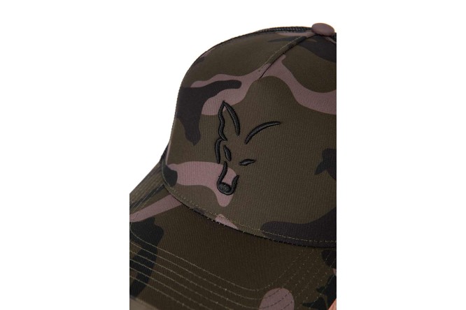 Fox Black Camo Trucker