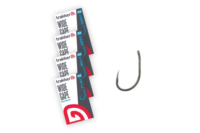Trakker Wide Gape Barbless Hooks