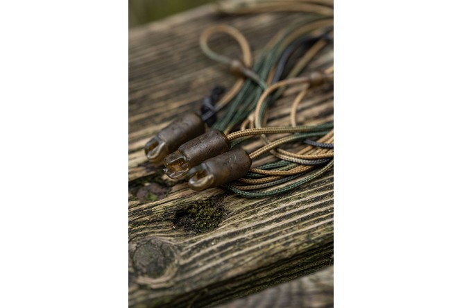 Fox Edges Camo Heli-Clip Rigs 50lb Leadcore
