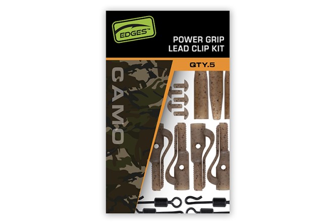 Fox  Edges Camo Power Grip Lead Clip Kit 