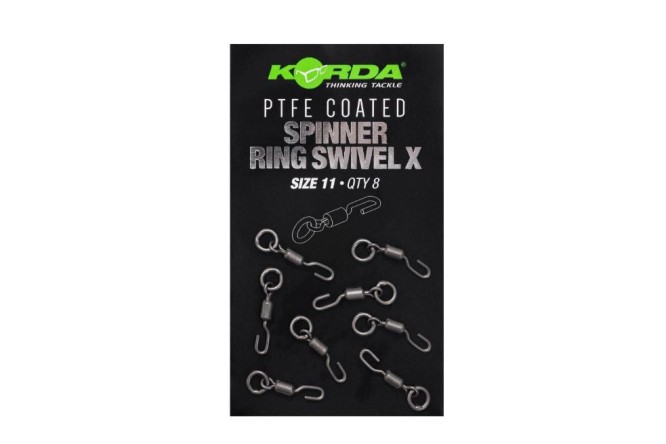 Korda - PTFE Spinner Ring Swivel X Size 11