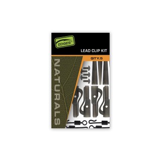 Fox  Edges Naturals Lead Clip Kit 5pcs 2