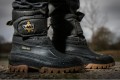 Vass Fleece Lined Boot w/Velcro Strap Blk/Grn