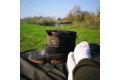 Vass Fleece Lined Boot w/Velcro Strap Blk/Grn