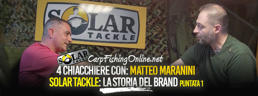 La storia del brand Solar Tackle raccontata da Matteo Maranini